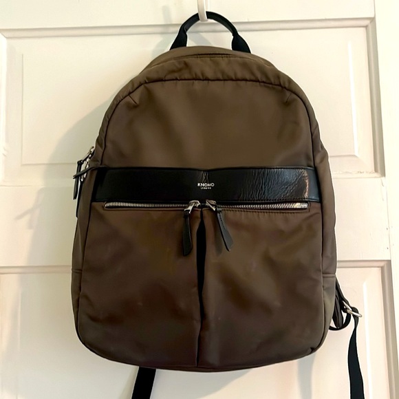 Knomo 14 inch Beauchamp Backpack in Pine green - Picture 7 of 14